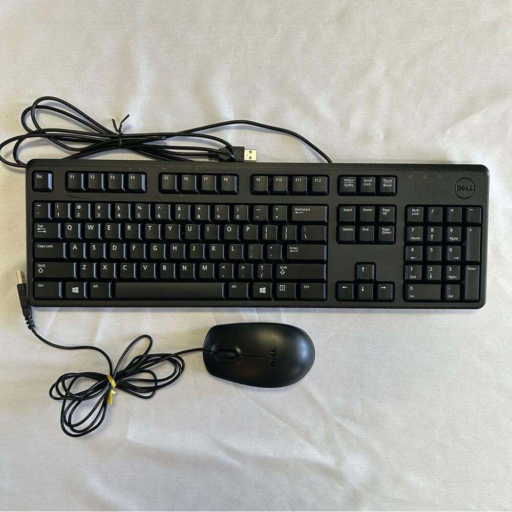 Dell Wired Keyboard & Wired Mouse